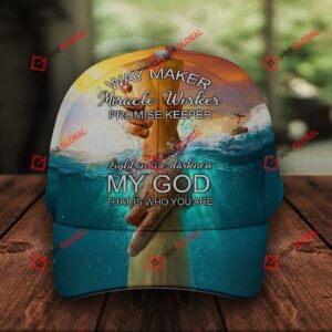 Way Maker Jesus Christ God Faith Classic 3d Cap ALL OVER PRINTED