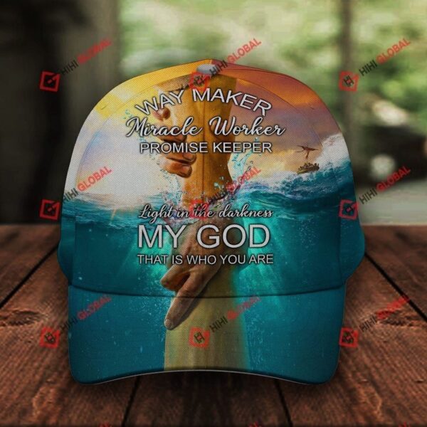 Way Maker Jesus Christ God Faith Classic 3d Cap ALL OVER PRINTED