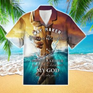 Way Maker Miracle Worker Jesus Hawaiian Shirt - Unique Island Style Apparel