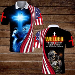 Welder A Child of God Jesus Faith Warrior Christ Hoodie 3D Hawaiian Shirt 1