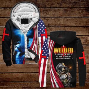Welder A Child of God Jesus Faith Warrior Christ Hoodie 3D Hawaiian Shirt 5