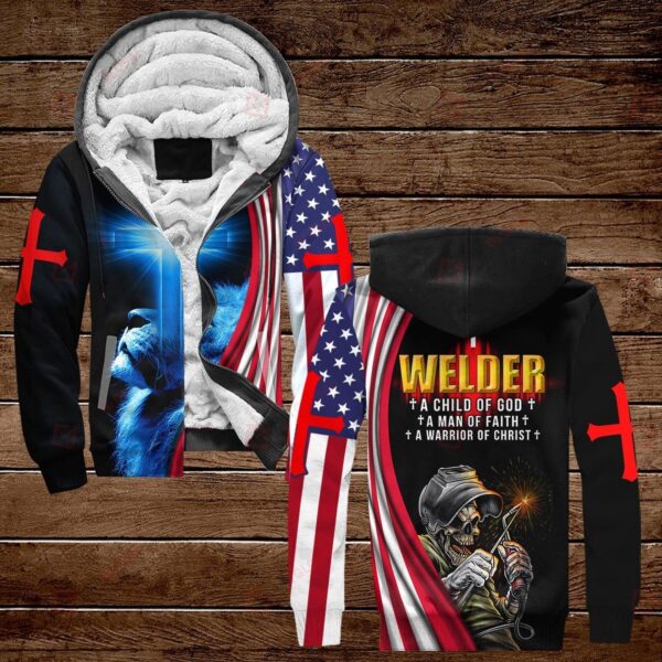 Welder A Child of God Jesus Faith Warrior Christ Hoodie 3D Hawaiian Shirt