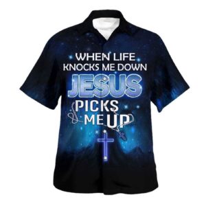 Jesus Saves Hawaiian Shirt for Men - Christian Gift