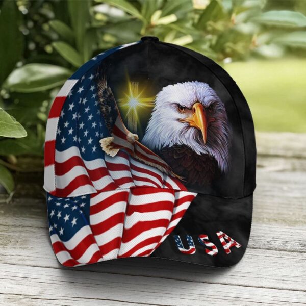 White Eagle Baseball Cap, Christian, Jesus Hat Trucker Classic Hats Gift