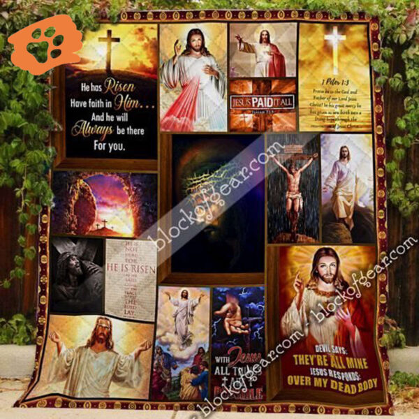 Jesus All Things Possible Quilt – Inspirational Christian Bedding